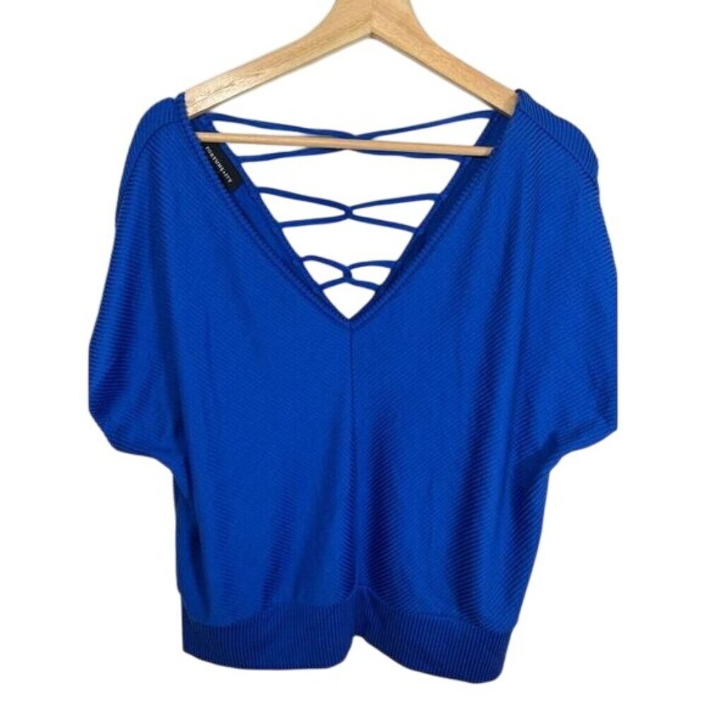 NWOT Fortune &‎ Ivy blue top XXL Stitch Fix